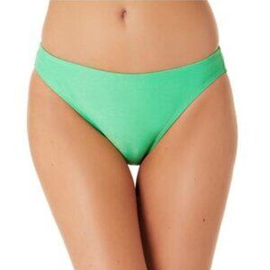 California Waves Green Metallic Shine Hipster Bikini Bottoms